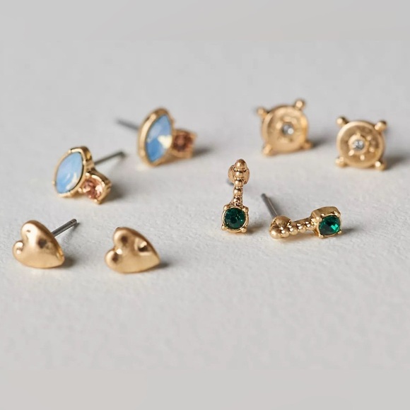 Free People Lucky Charm Stud Set NWT - Picture 2 of 2